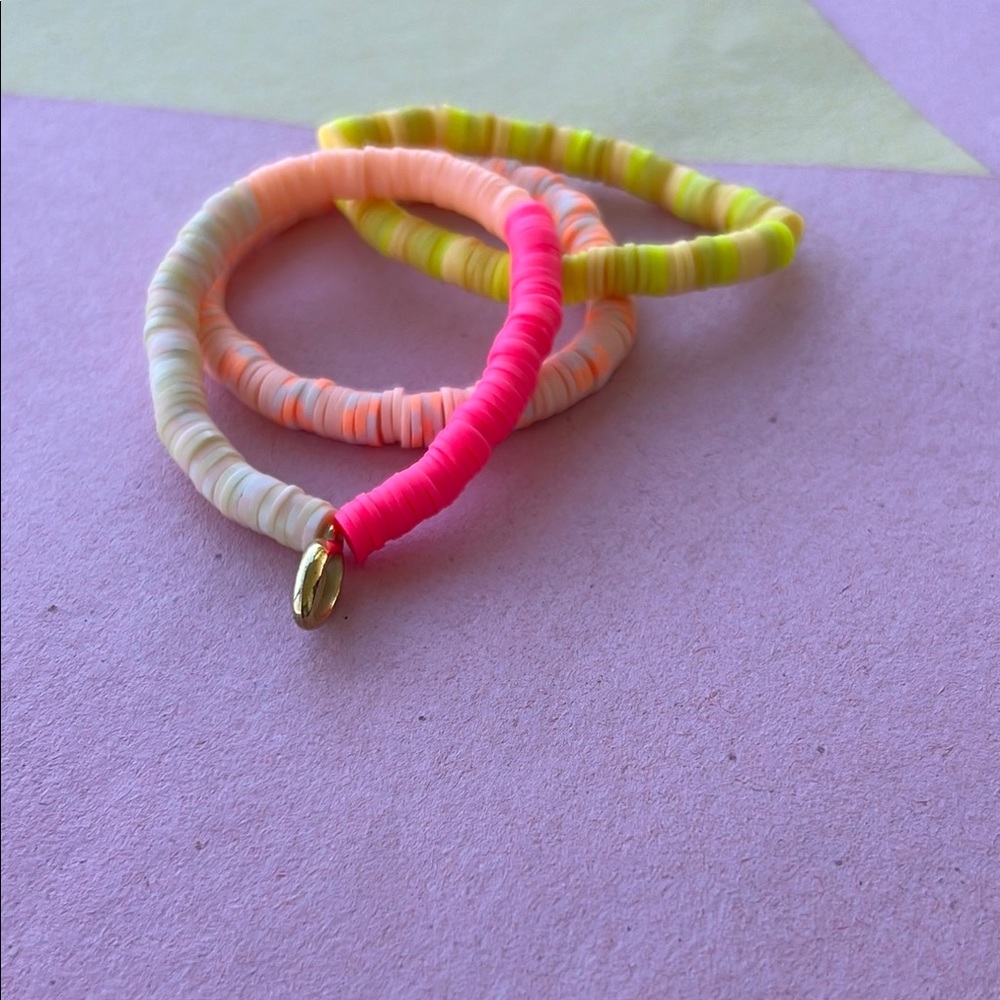 Pink and Orange Jewelry Accessories Set